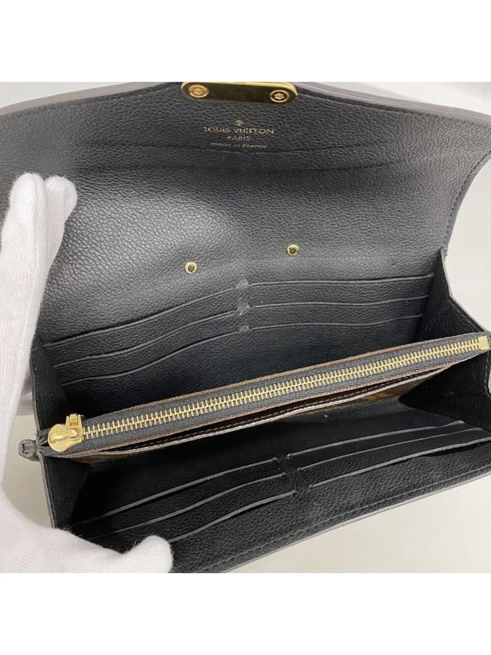Louis Vuitton Wallet Monogram Portefeuille Pallas Noir
